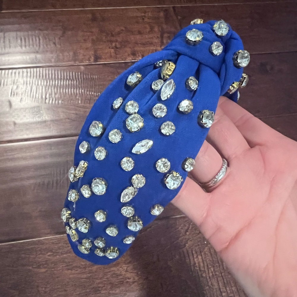 Embellished Headbands Set - Red, Blue, Black - Picture 5 of 8